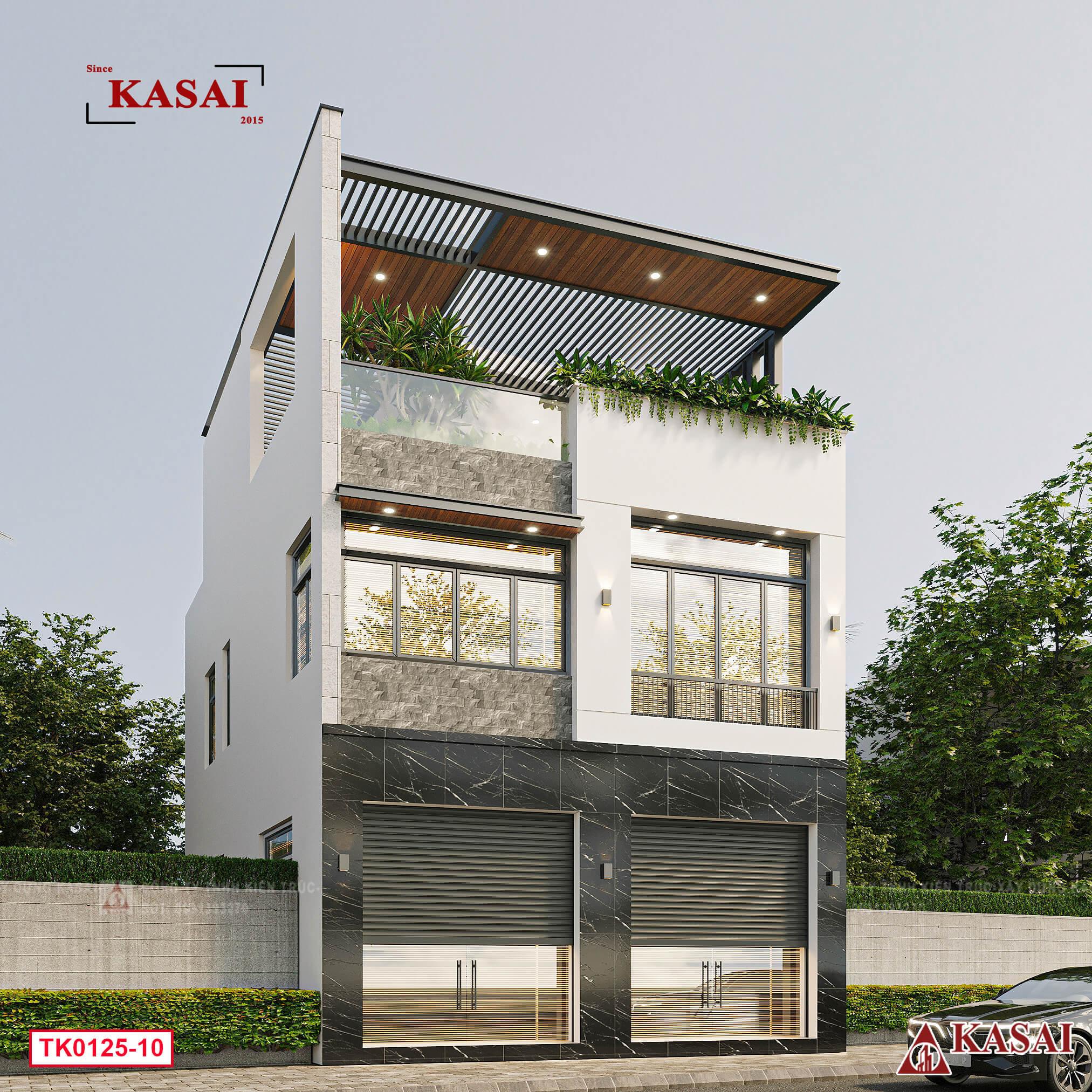 Nhà 10m mặt tiền kết hợp kinh doanh 2 tầng 1 tum