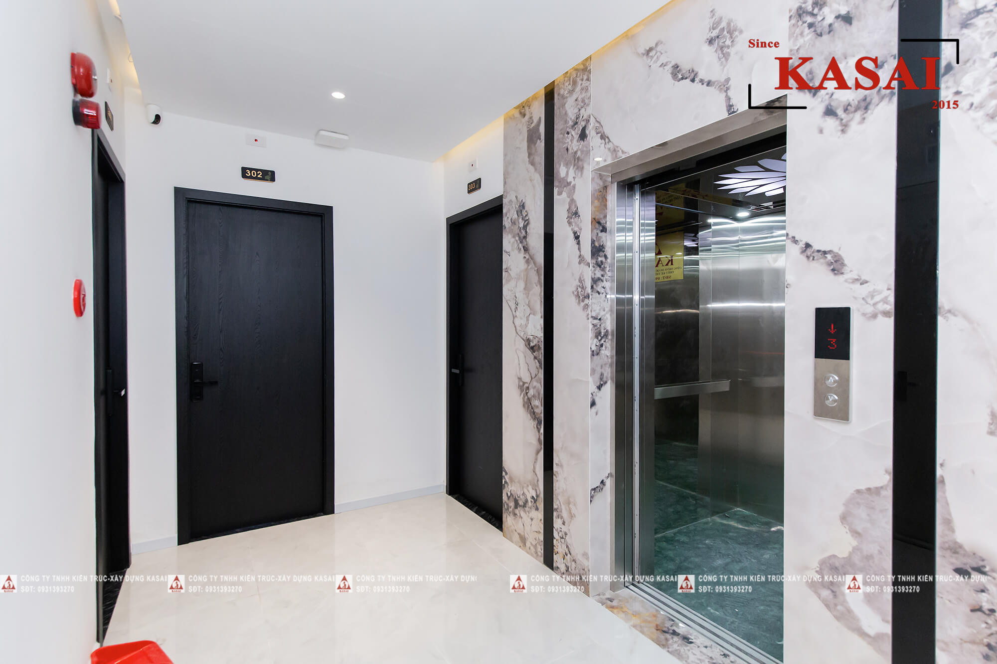 Hành lang xây xăn hộ Đà Nẵng sảnh