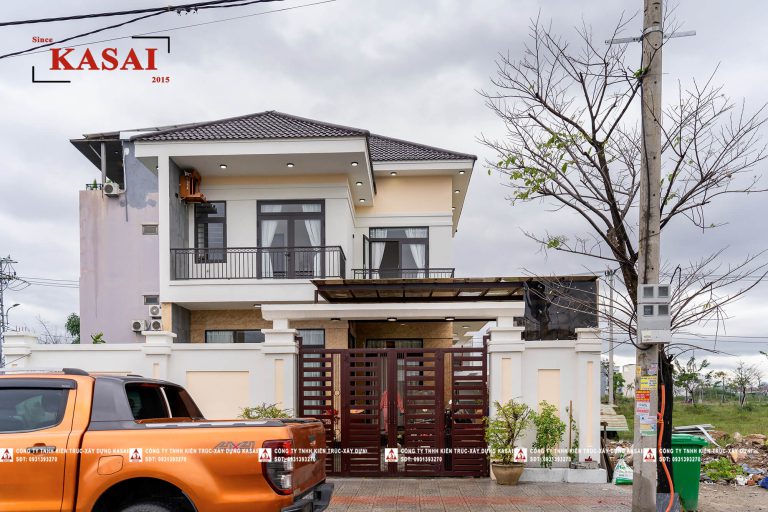 Mẫu nhà 2 tầng mái Nhật chú Lễ