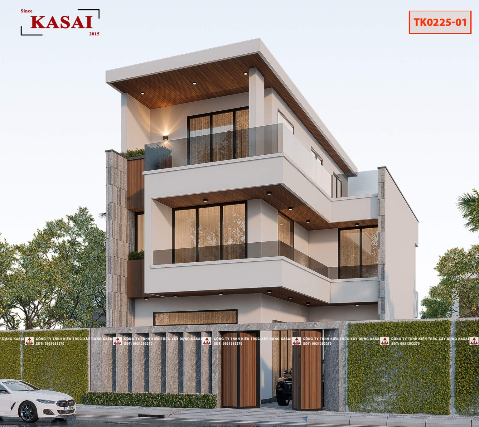 Mẫu nhà 8x13m đẹp
