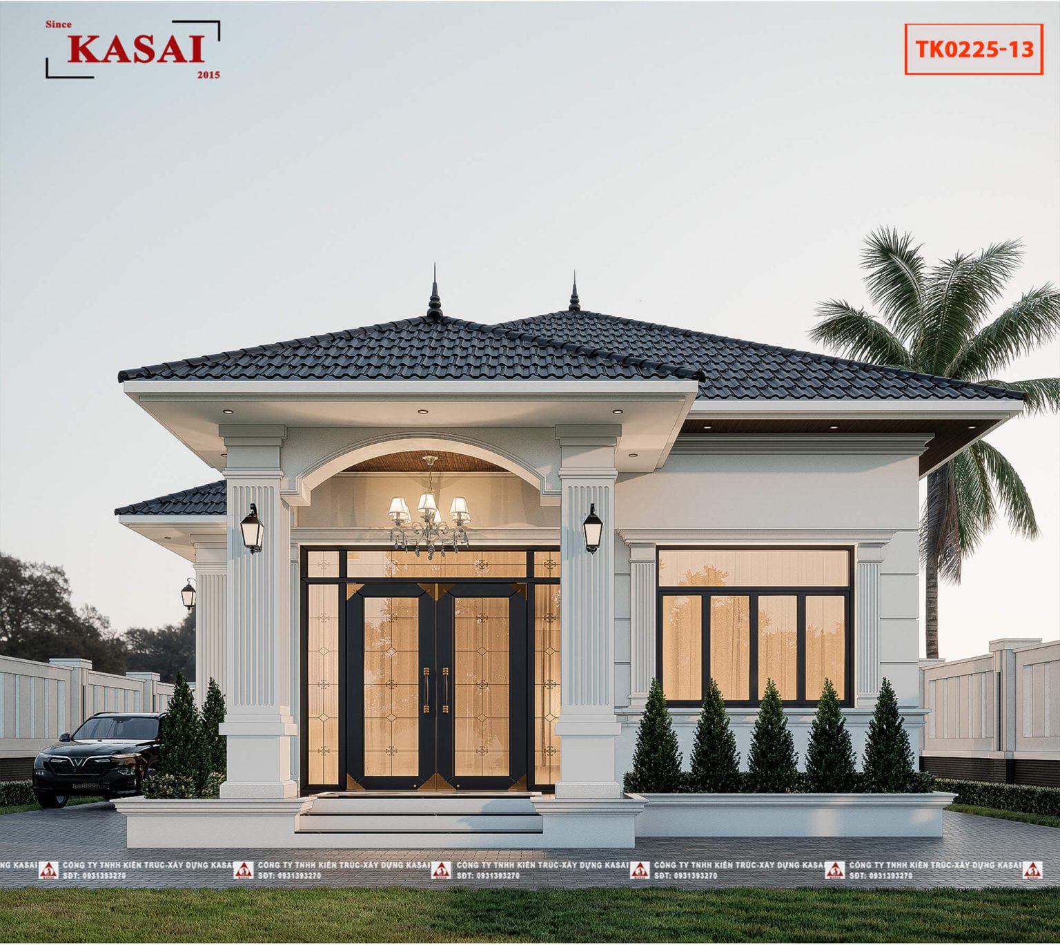 Mẫu nhà cấp 4 4 phòng ngủ 150m2