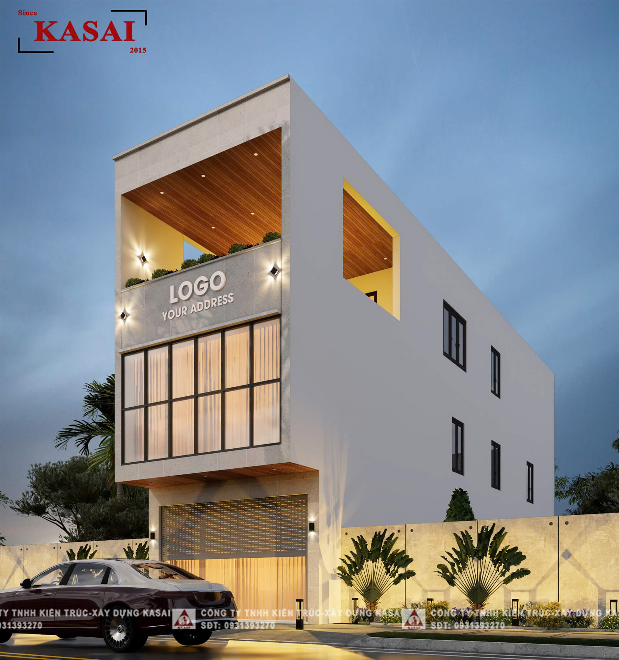 Mẫu nhà phố kết hợp kinh doanh mặt tiền 5m