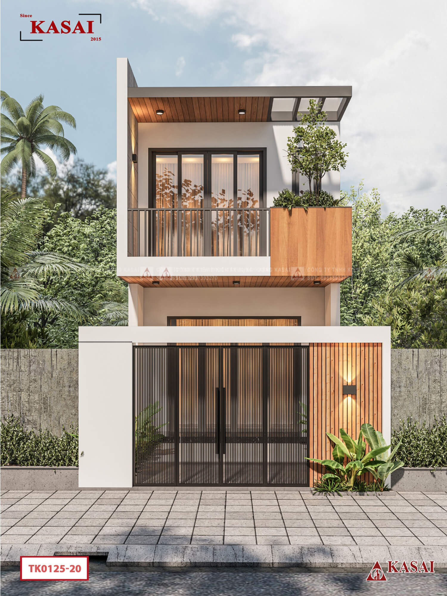 Mẫu thiết kế nhà ống 2 tầng 5x30m đầy hiện đại và tinh tế