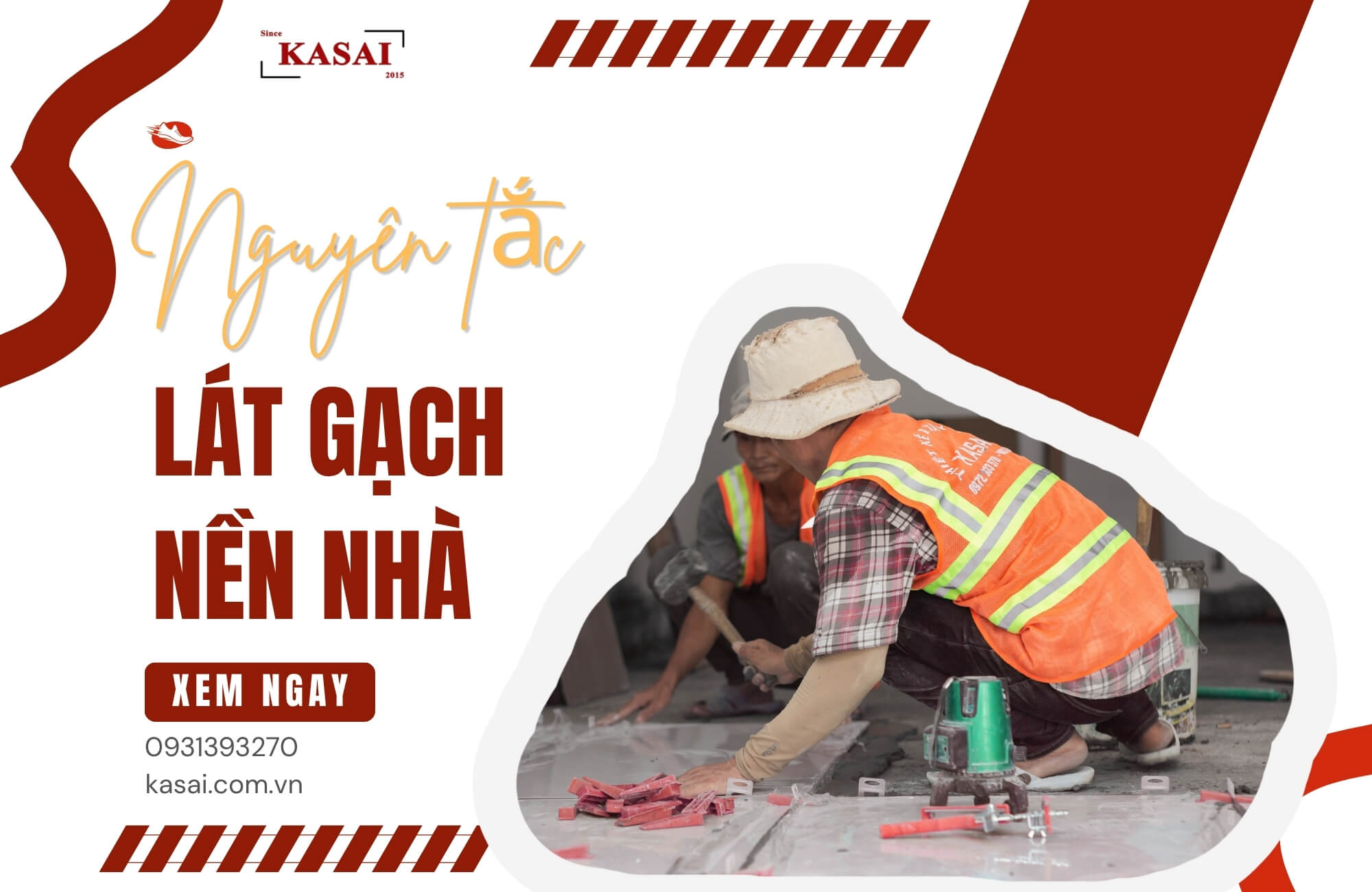 Nguyên tắc lát gạch nền nhà