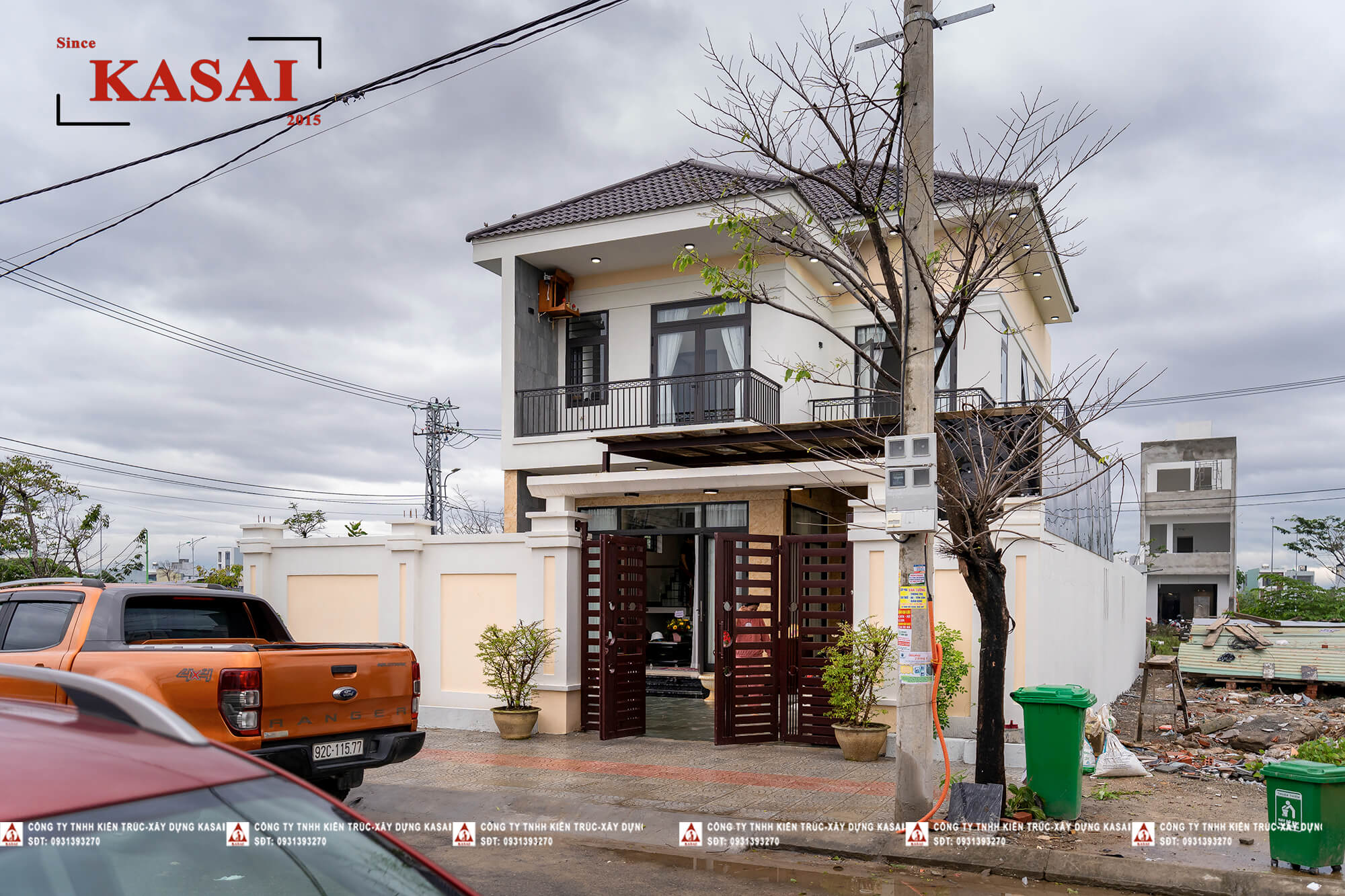 Nhà 2 tầng mái Nhật chú Lễ