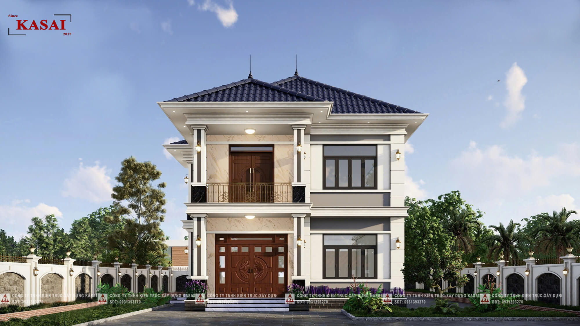Nhà 2 tầng mặt tiền 11m kiến trúc tinh tế và thời thượng