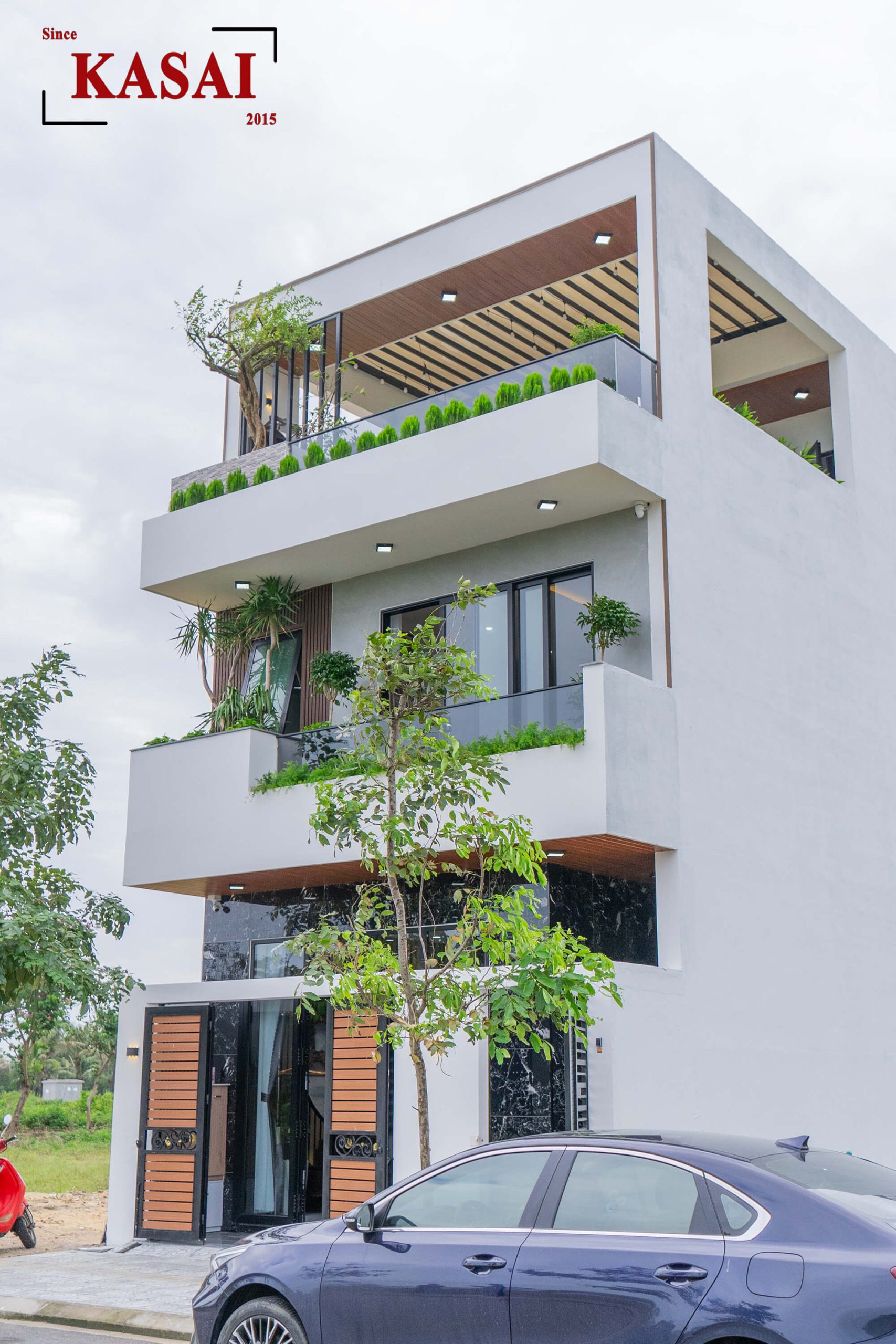 Mặt tiền nhà anh Tuấn đẹp