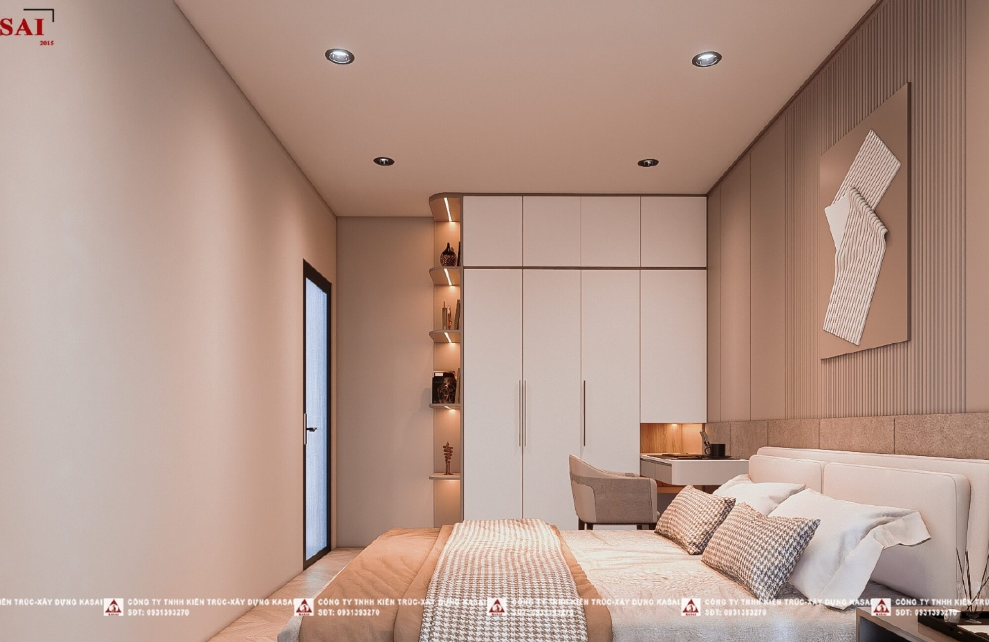 Phòng ngủ 3 8x12m bản vẽ nhà 2 tầng mái Nhật