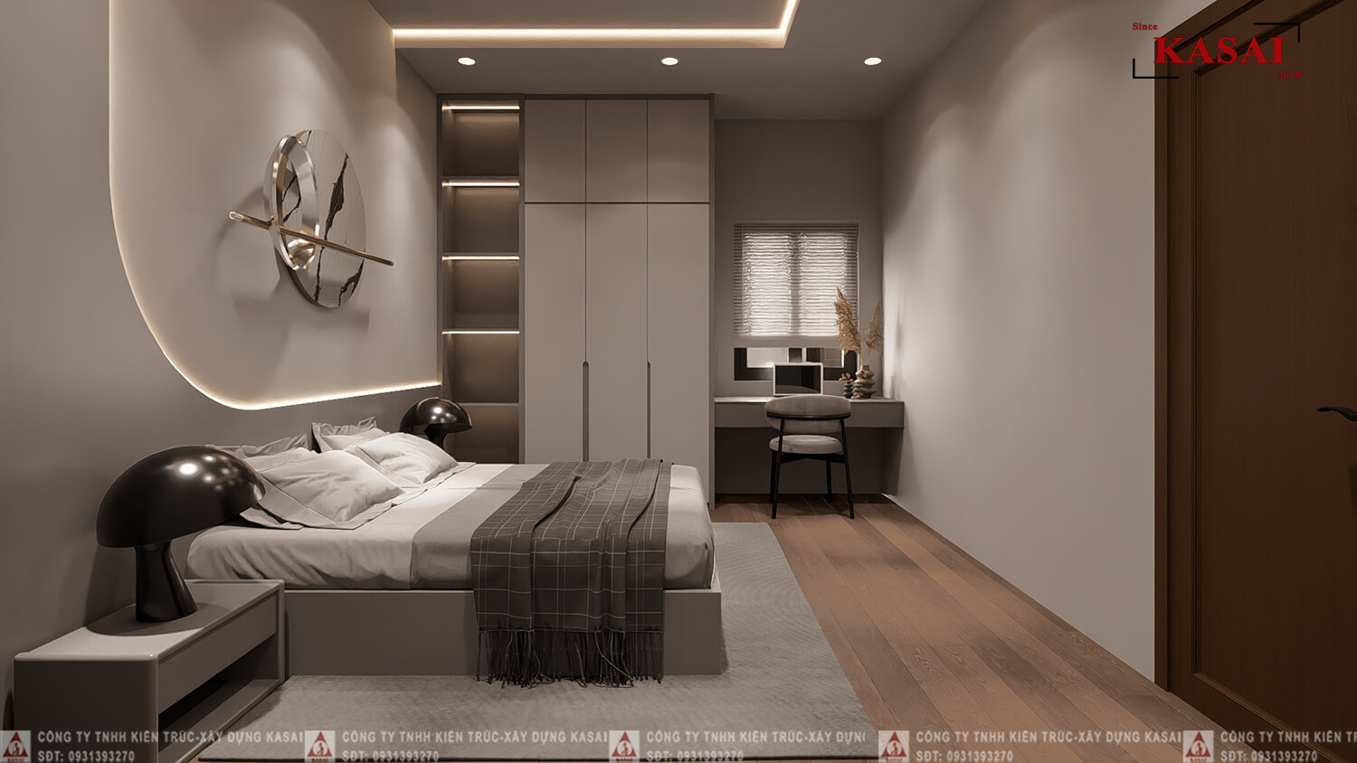 Phòng ngủ 3 nhà 3 tầng 4 phòng ngủ