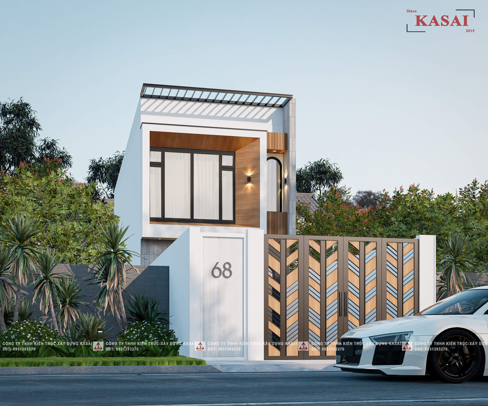 Thiết kế nhà 5x18m 2 tầng
