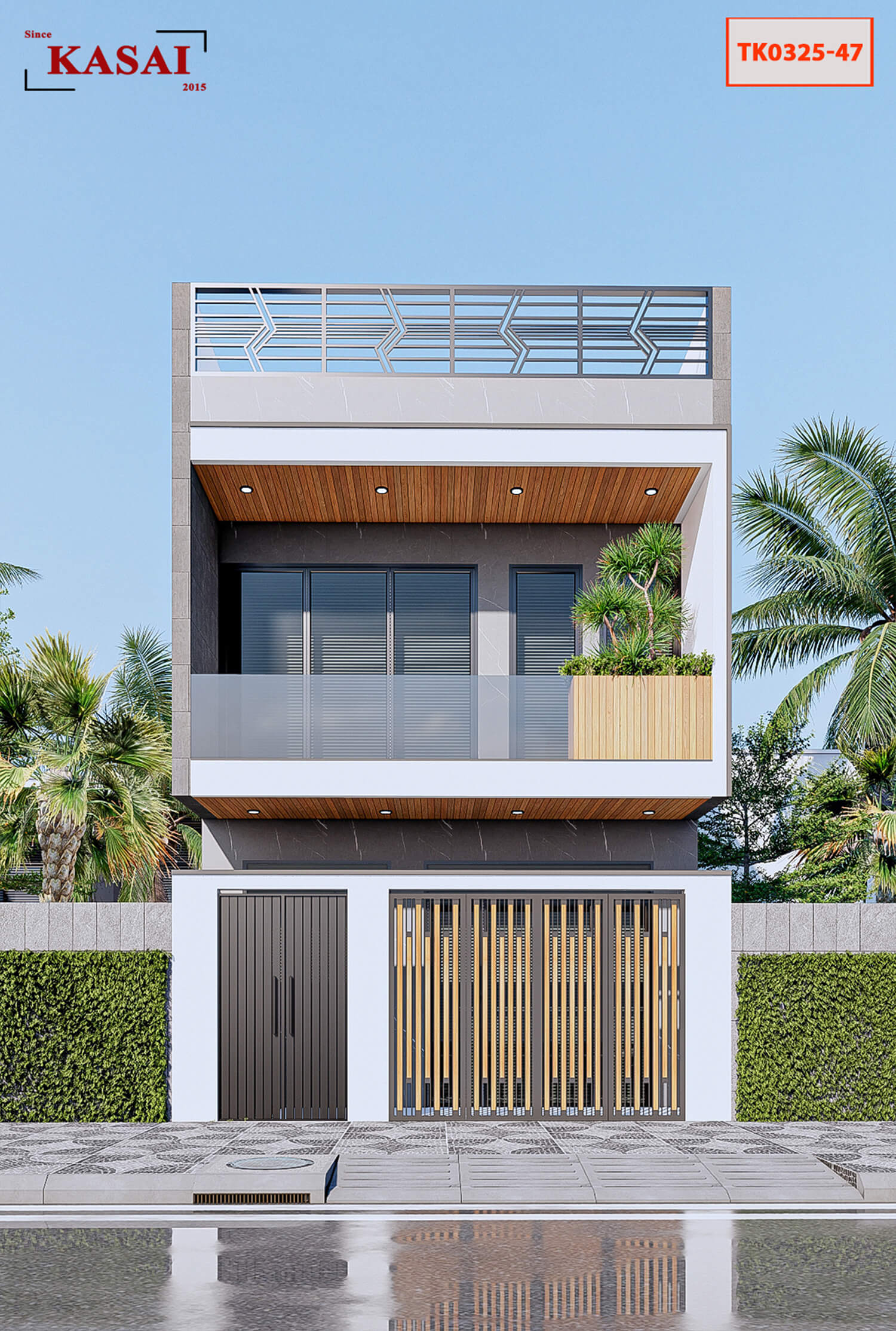 Mẫu nhà 2 tầng diện tích 6x13m tinh tế và đầy ánh sáng
