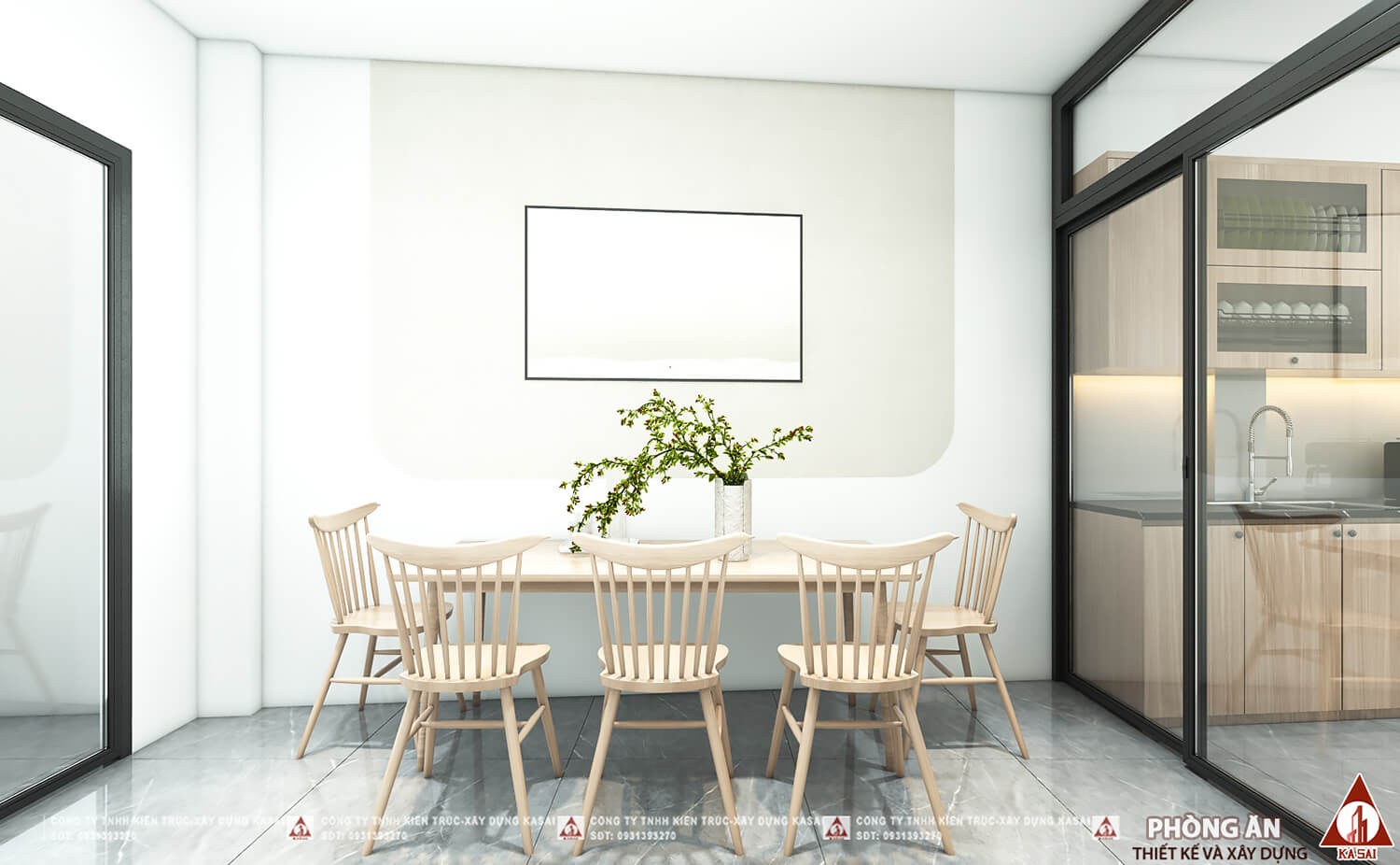 Phòng ăn xây nhà trên đất thóp hậu