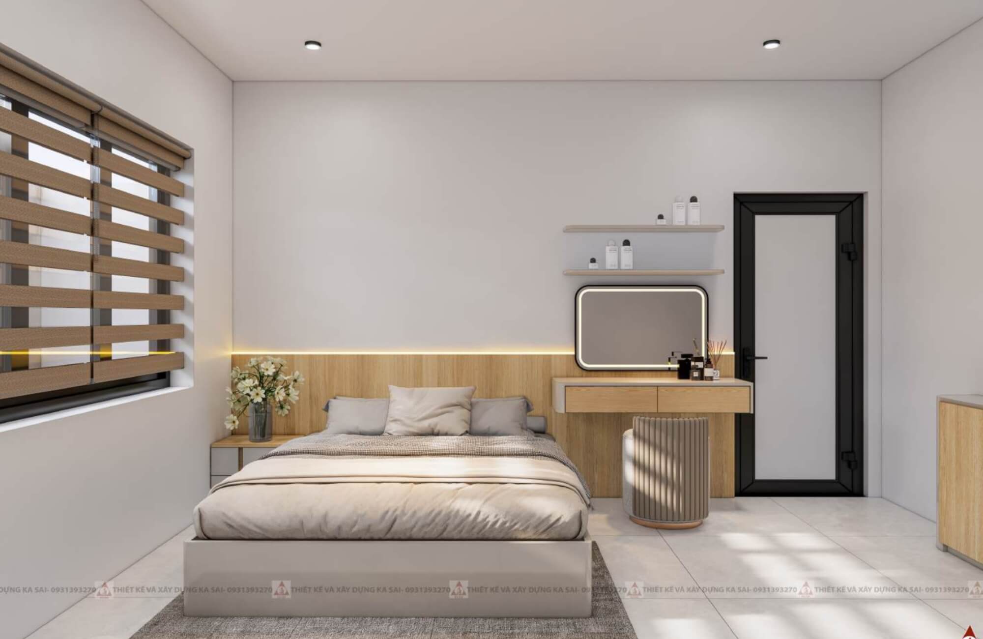 Phòng ngủ 1 nhà ở kết hợp kinh doanh Spa