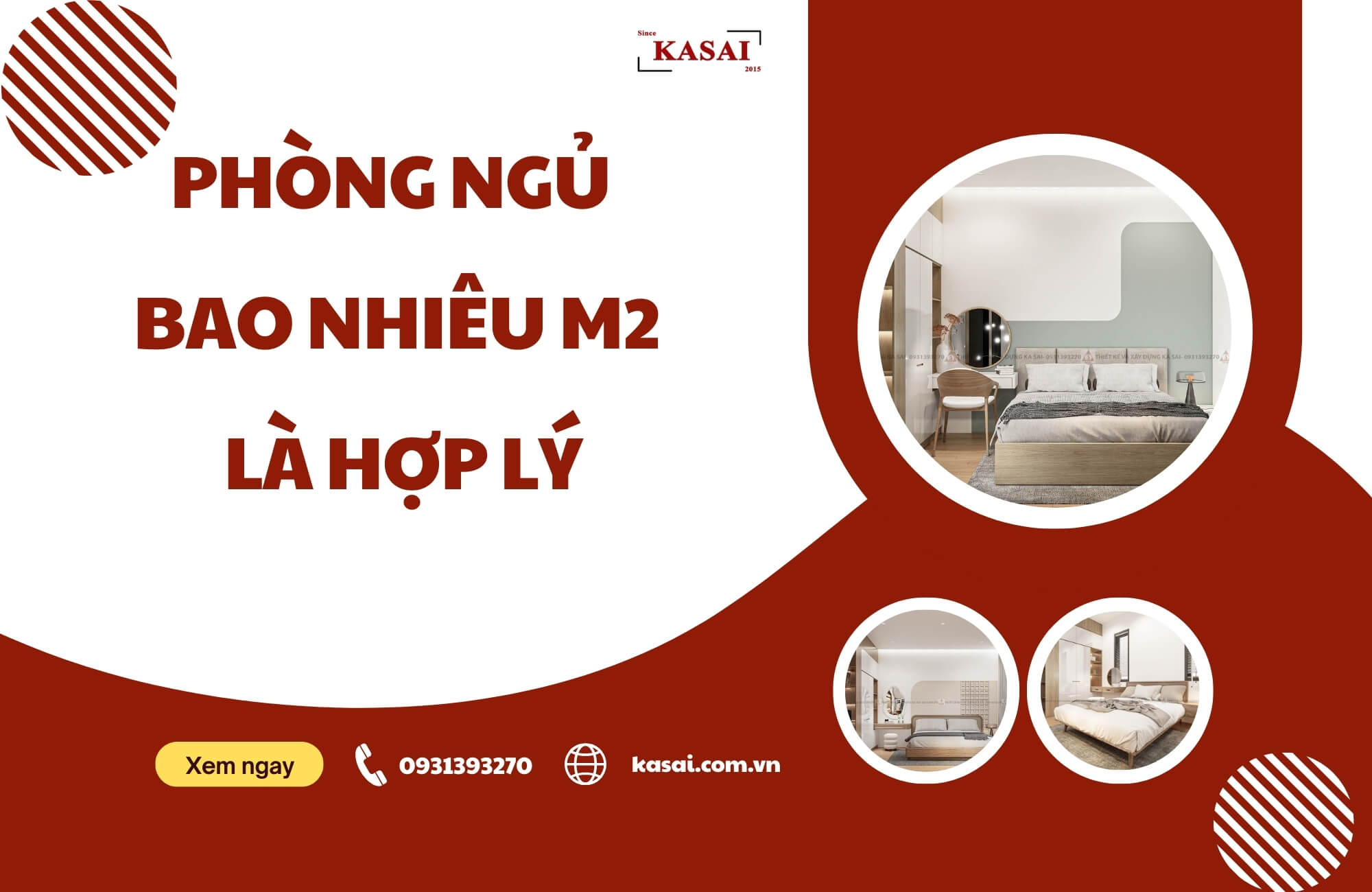 Phòng ngủ bao nhiêu m2 là hợp lý
