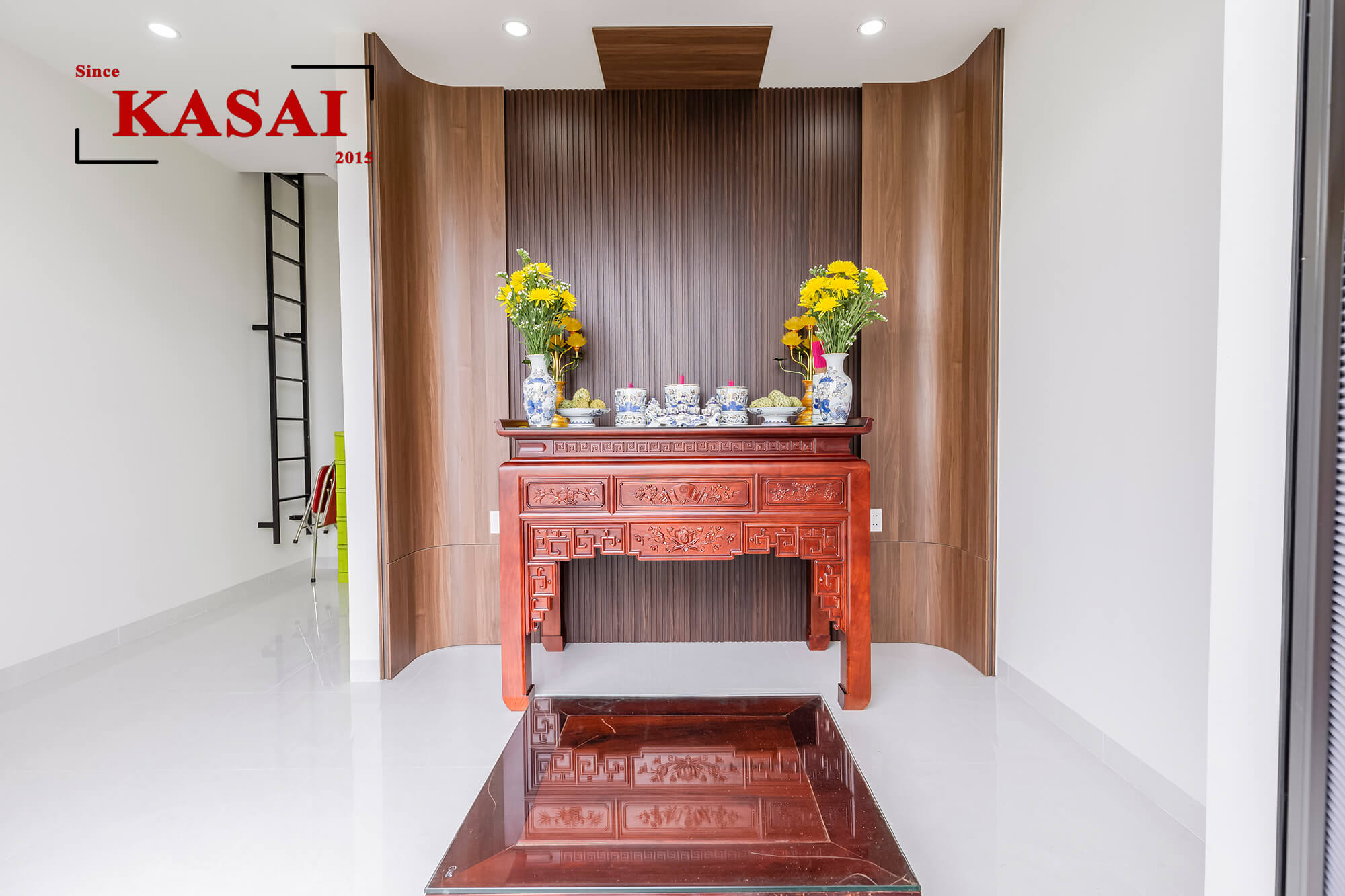 Phòng thờ nhà 3 tầng Thùy Dương