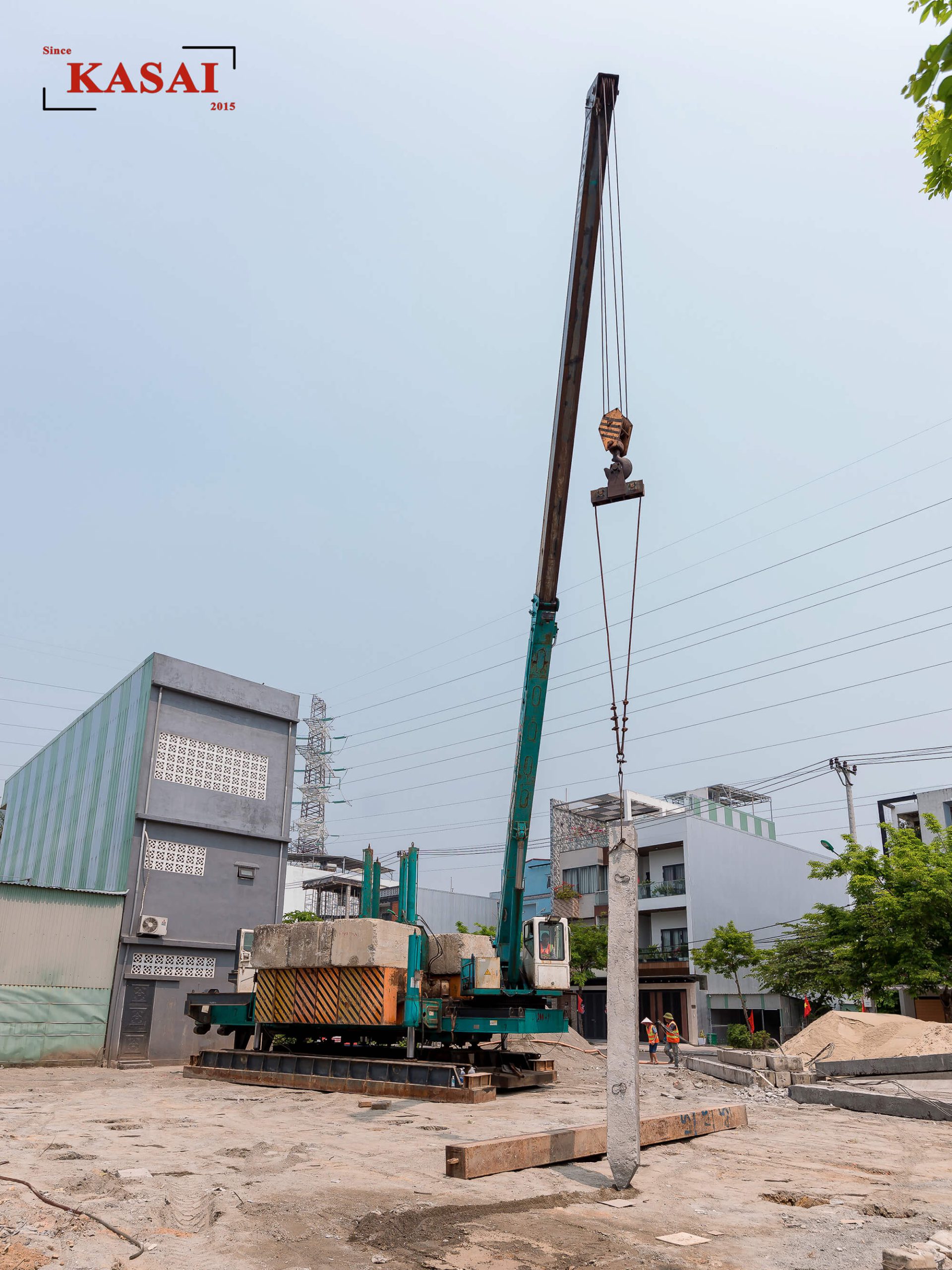 Quy trình ép cọc làm móng nhà