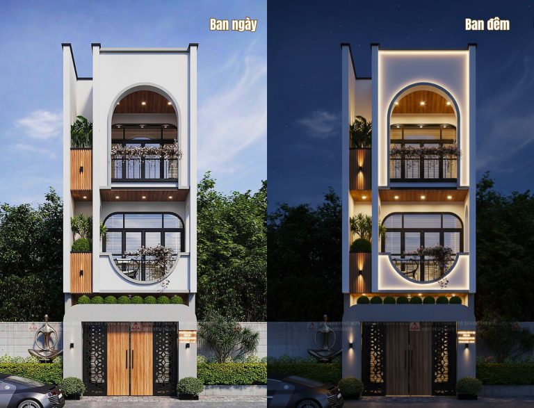 Thiết kế nhà ống 4,5 x16m