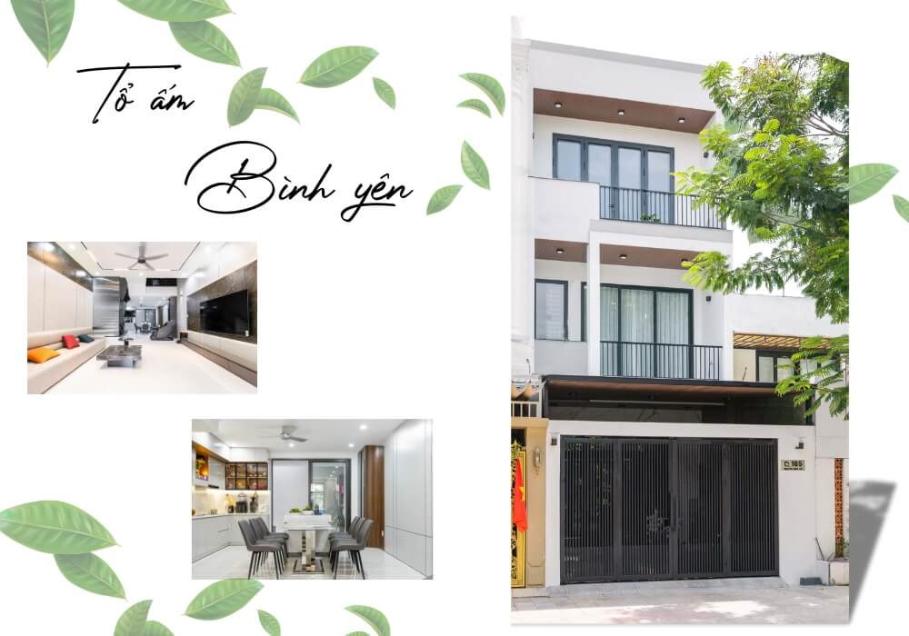 Không gian sống bình yên trong ngôi nhà 3 tầng giữa phố Đà Nẵng