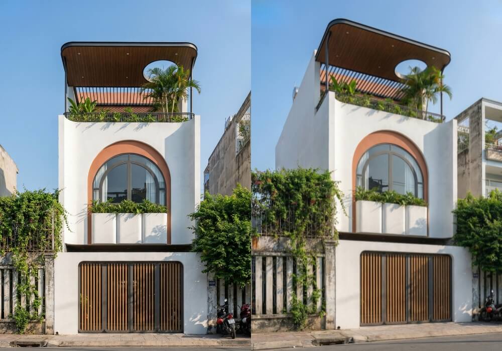 Xây nhà trên đất thóp hậu vuông vức đẹp khó cưỡng 4,7x18x3