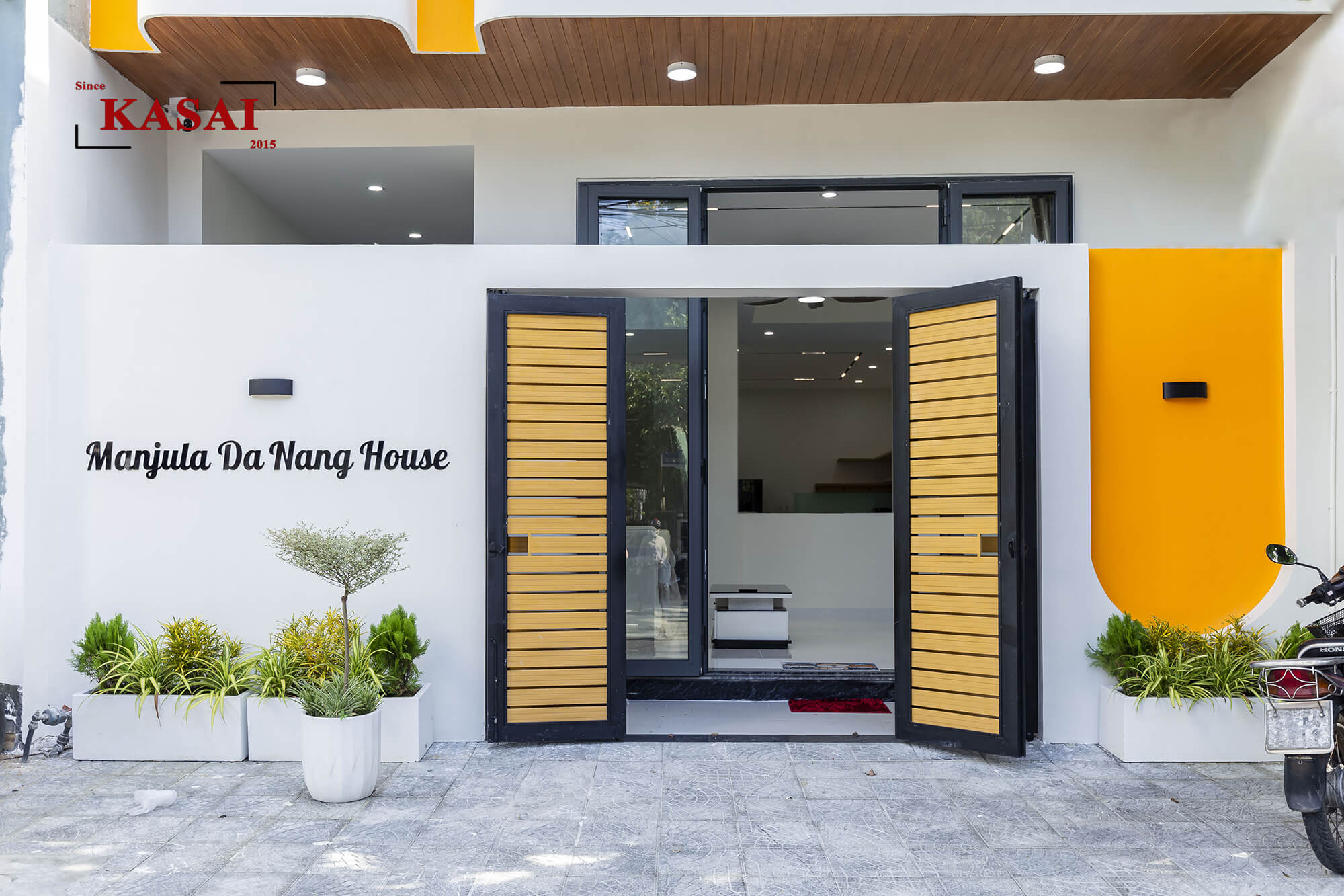 Mặt tiền nhà 2 tầng hiện đại tại Đà Nẵng