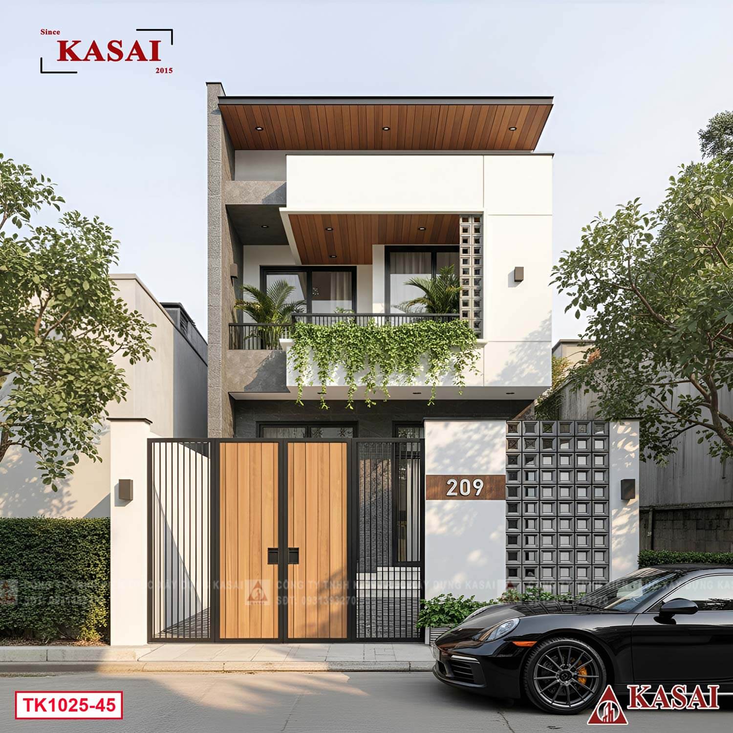 Mẫu nhà 6,5x18m đẹp