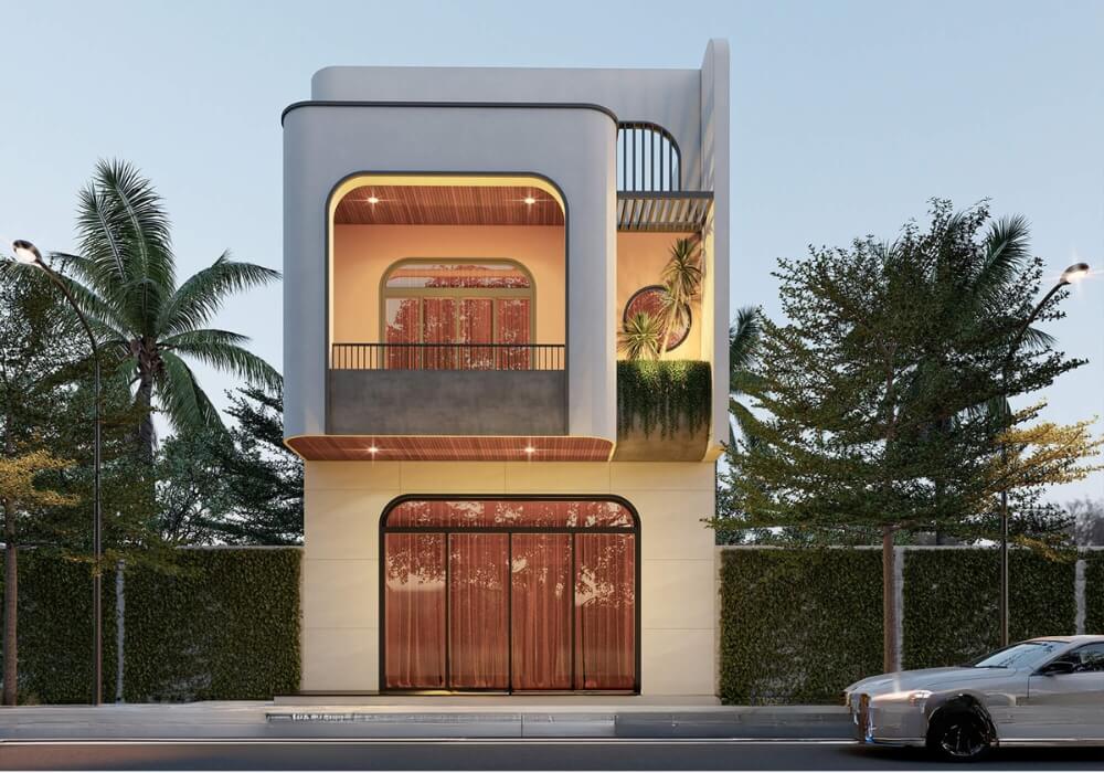 Mẫu nhà ống 6×18 đẹp 2 tầng rộng thoáng vừa ở vừa kinh doanh