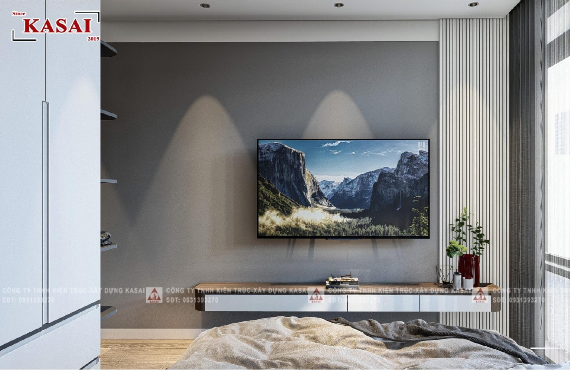 Phòng ngủ 1 mẫu nhà 2 tầng mái Nhật 5 phòng ngủ