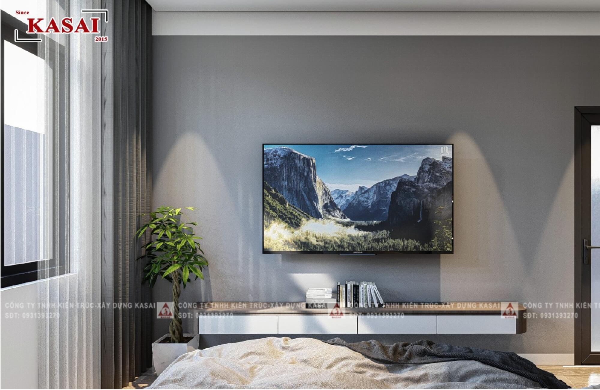 Phòng ngủ 1 mẫu nhà 2 tầng mái Nhật 5 phòng ngủ