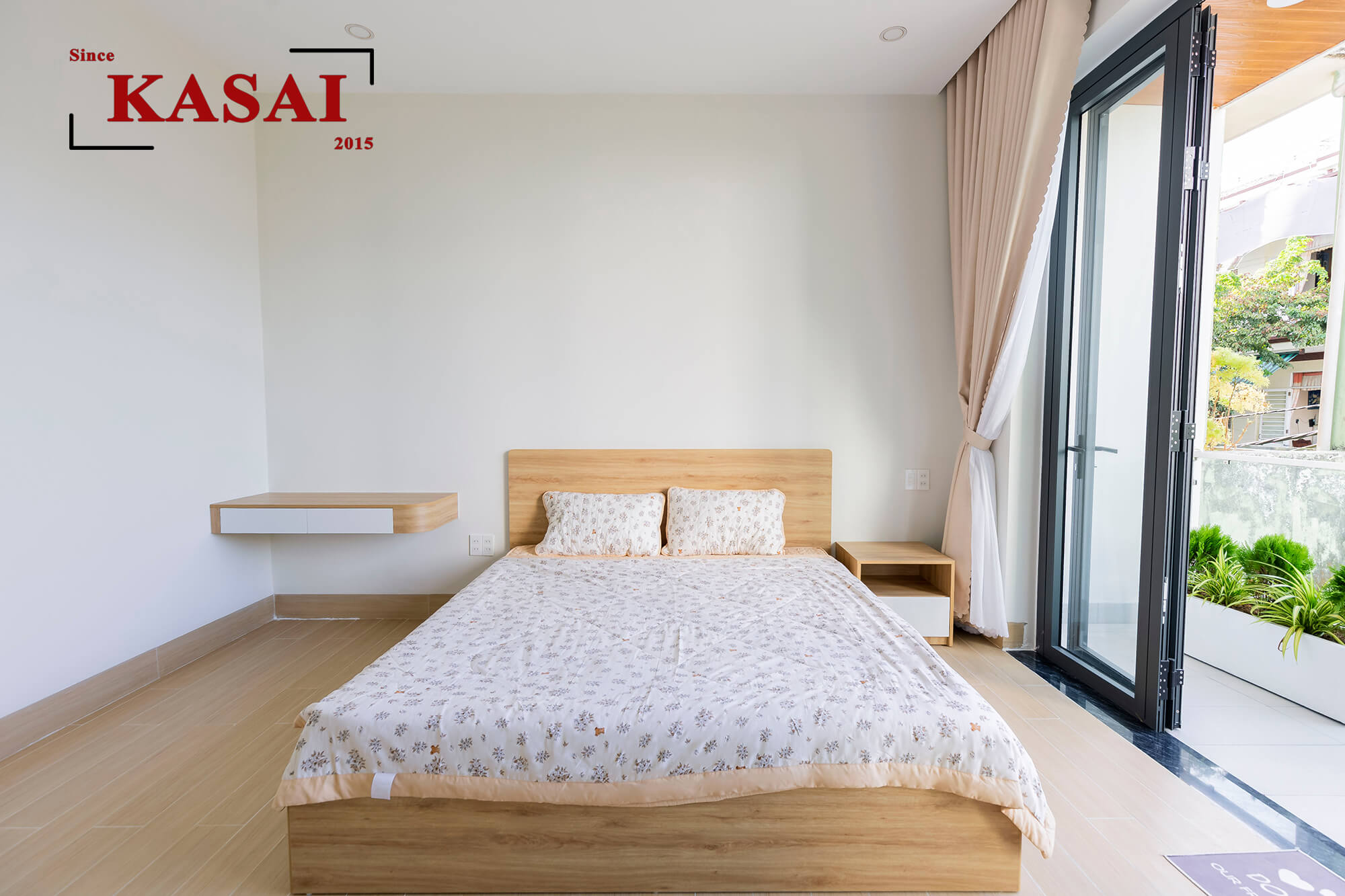 Phòng ngủ 3 nhà 2 tầng hiện đại tại Đà Nẵng