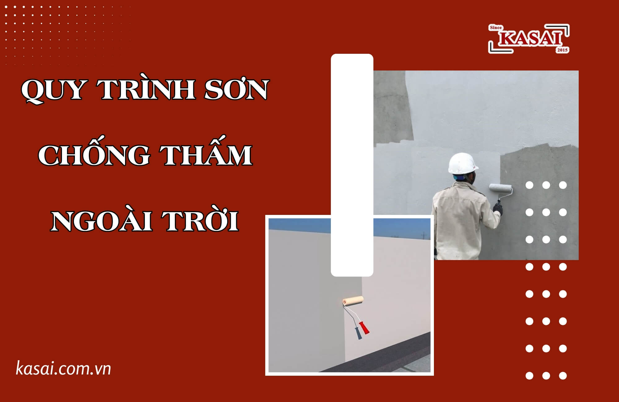Quy trình sơn chống thấm ngoài trời