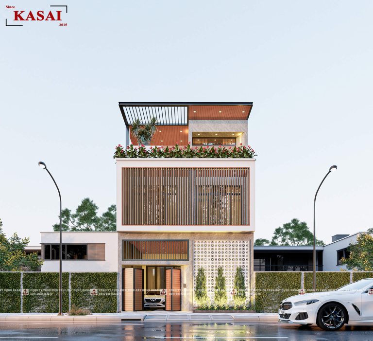 Thiết kế căn hộ cho thuê 3 tầng
