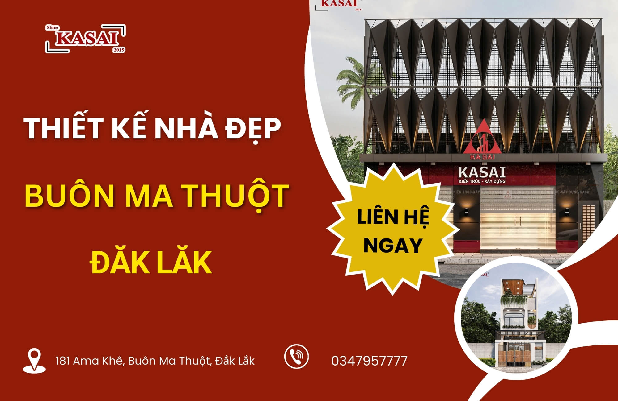 Thiết kế nhà đẹp Buôn Ma Thuột Đăk Lăk