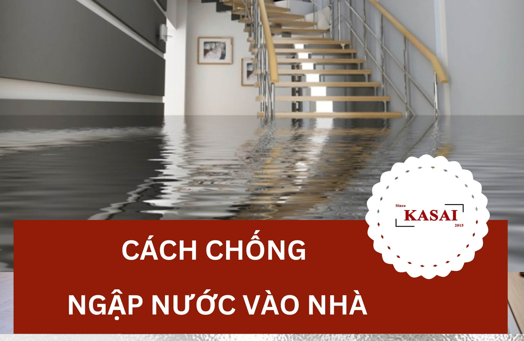Cách chống ngập nước vào nhà