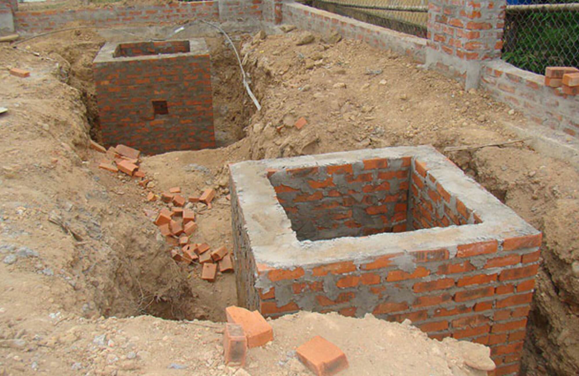 Hố ga thoát nước thải gia đình