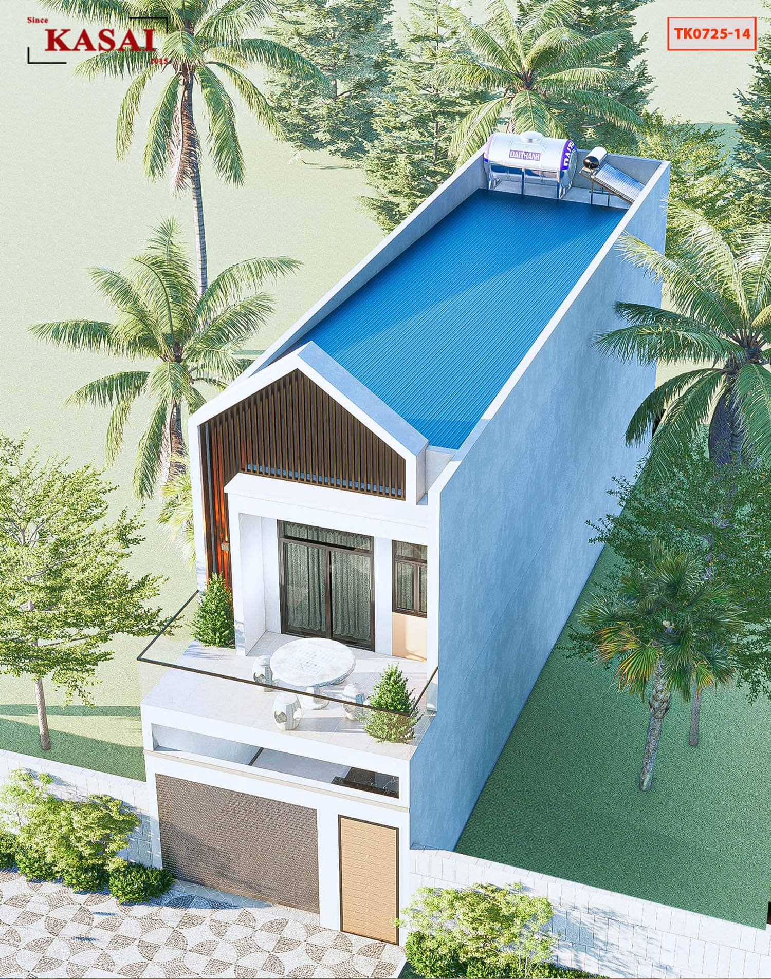 Nhà 2 tầng 5x21m