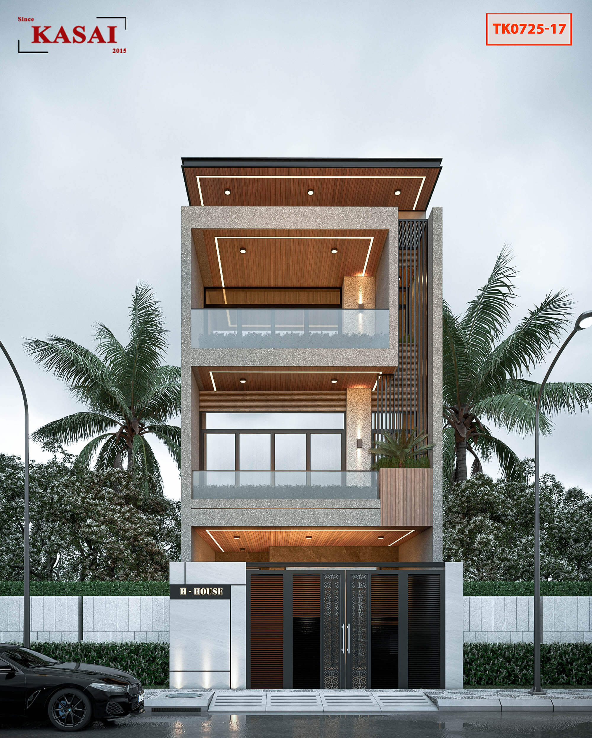 Mẫu nhà 6x16m 3 tầng