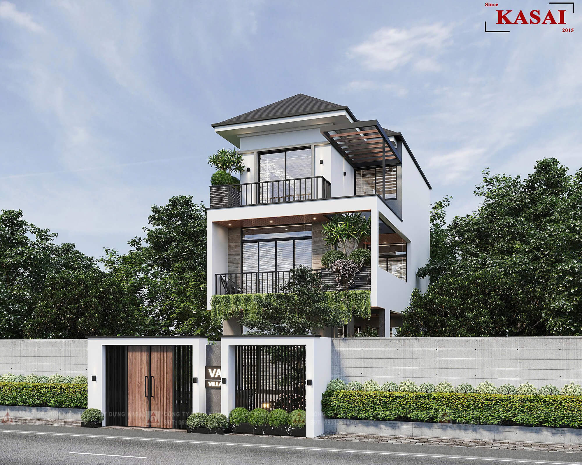 Nhà 3 tầng 7x20m đẹp