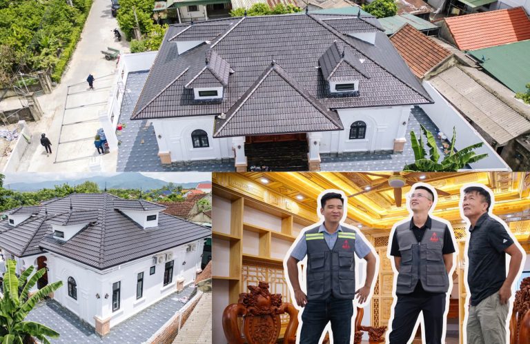 Mẫu nhà mái Nhật tân cổ điển đẹp