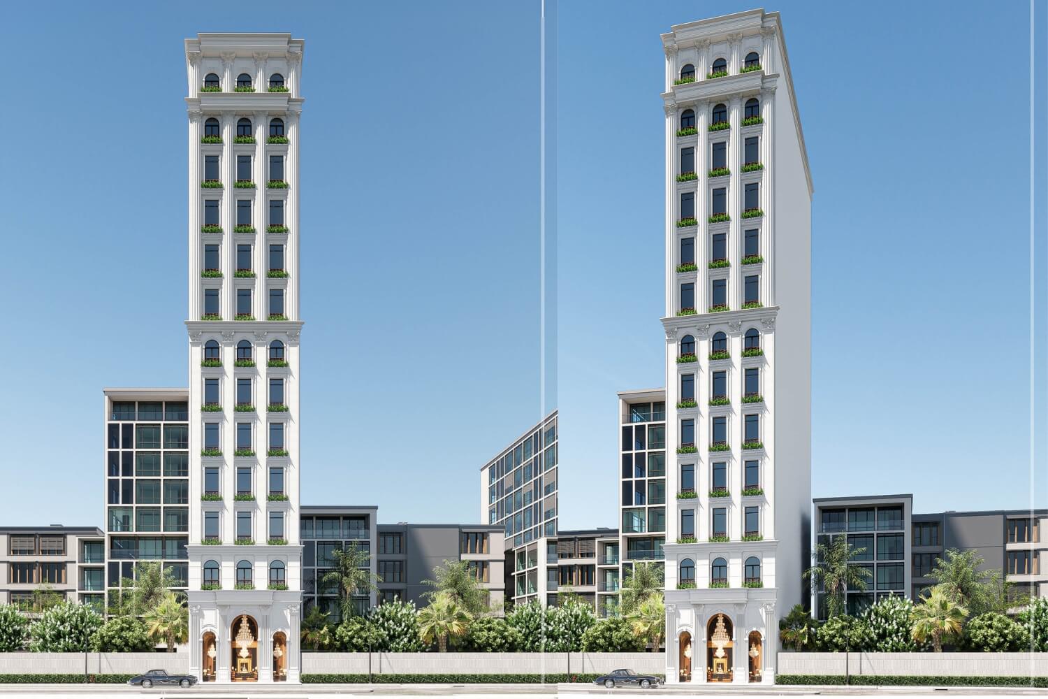 Thiết kế khách sạn 16 tầng đẹp Thiết kế khách sạn 16 tầng đẹp