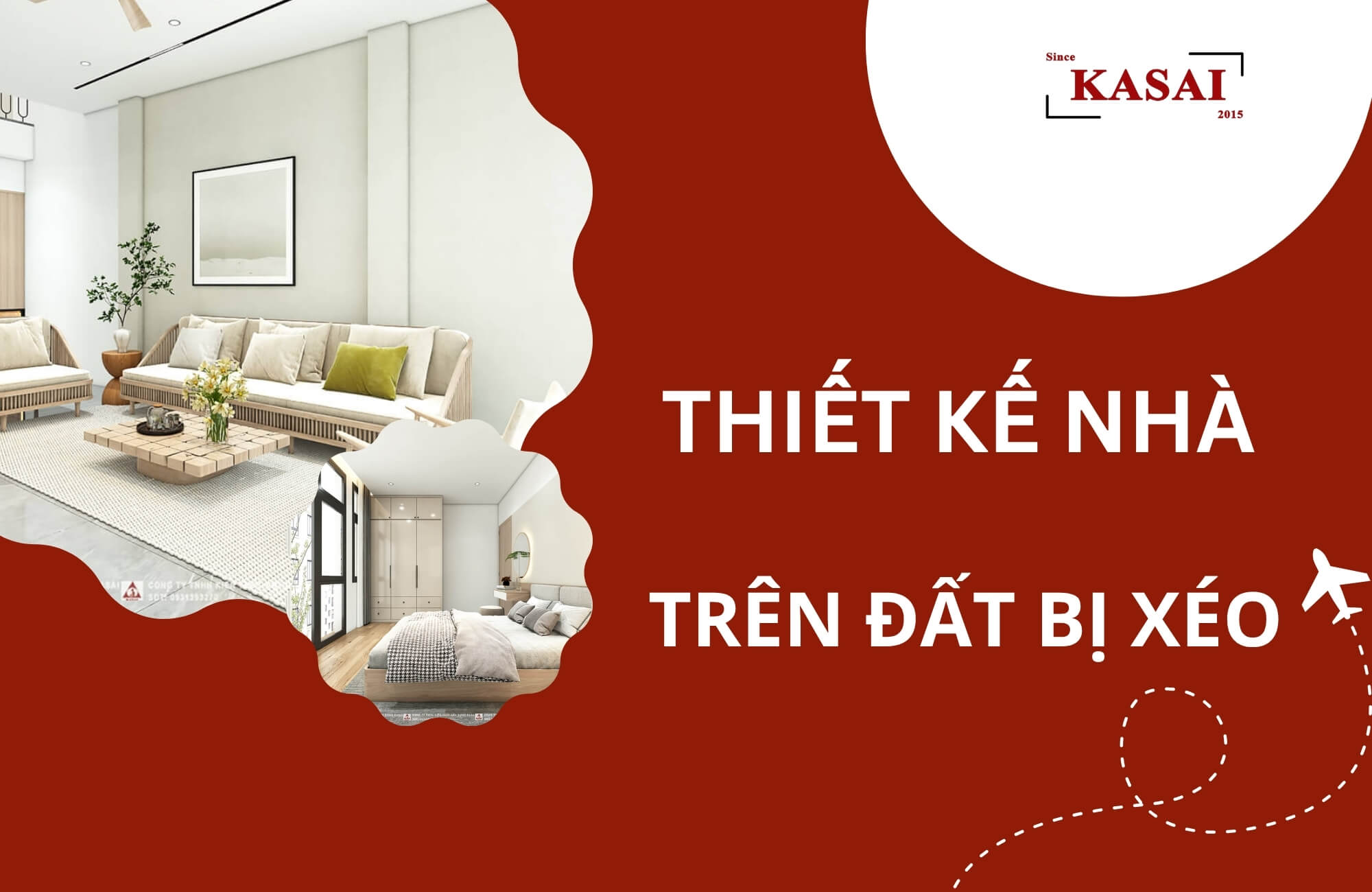 Thiết kế nhà trên đất bị xéo