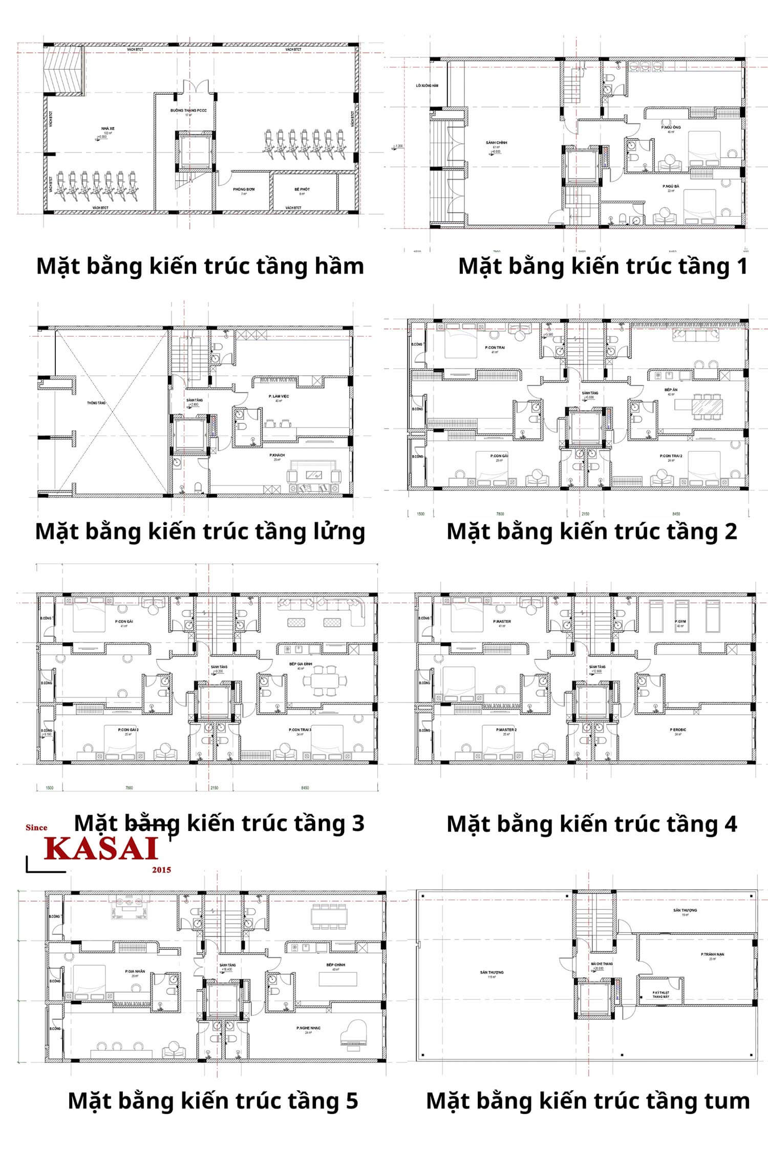 Bản vẽ thiết kế Apartment Đà Nẵng