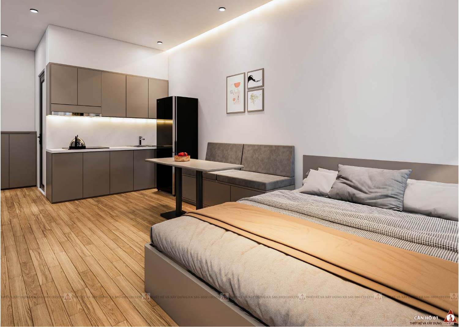 Căn hộ mẫu thiết kế Apartment Đà Nẵng