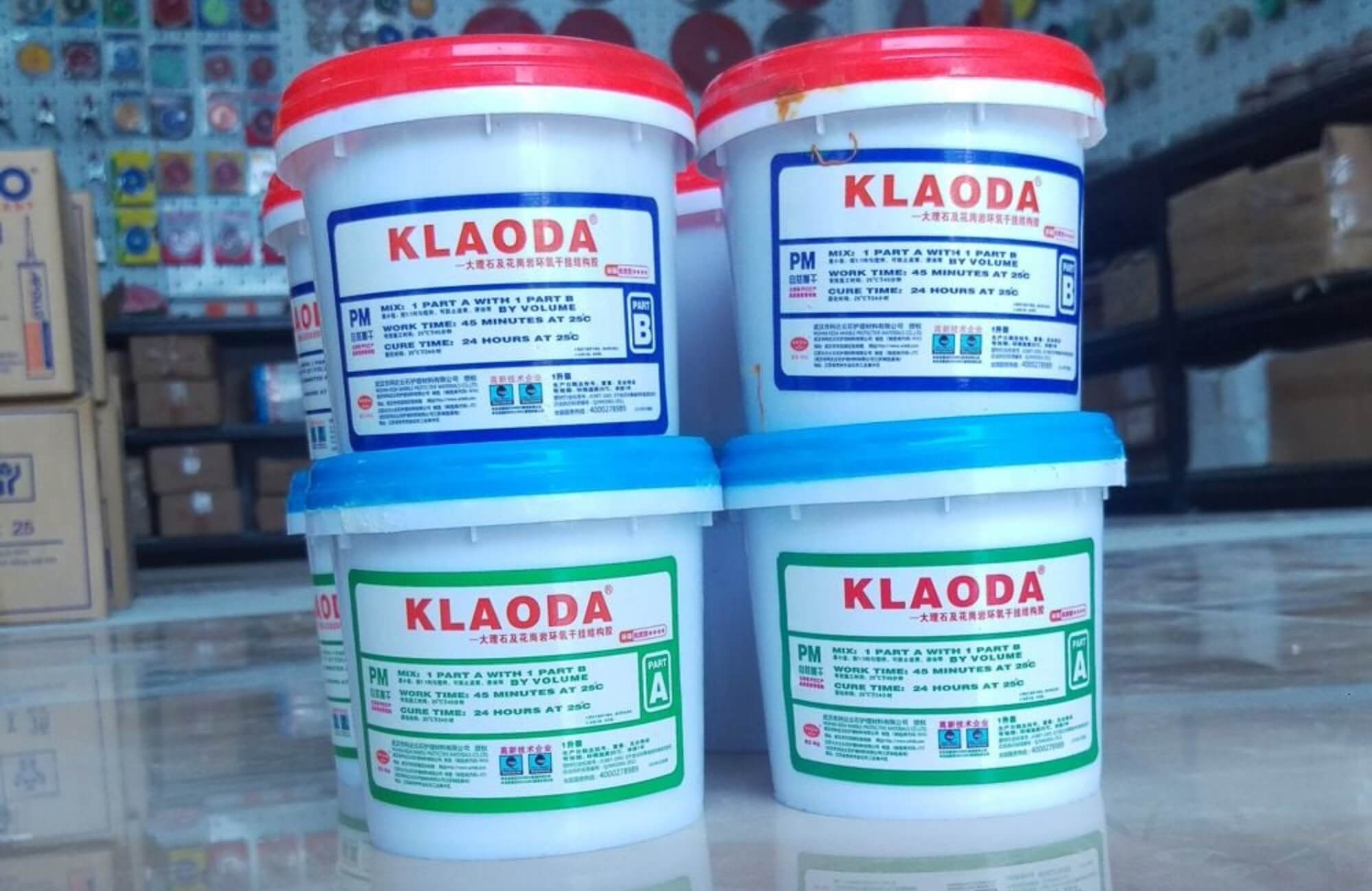 Keo dán đá hoa cương