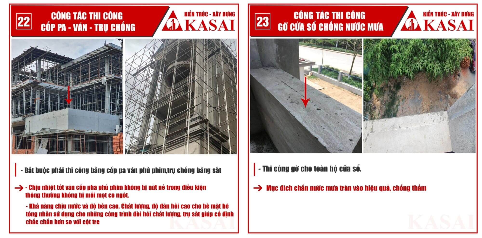 Kinh nghiệm thi công thô KASAI