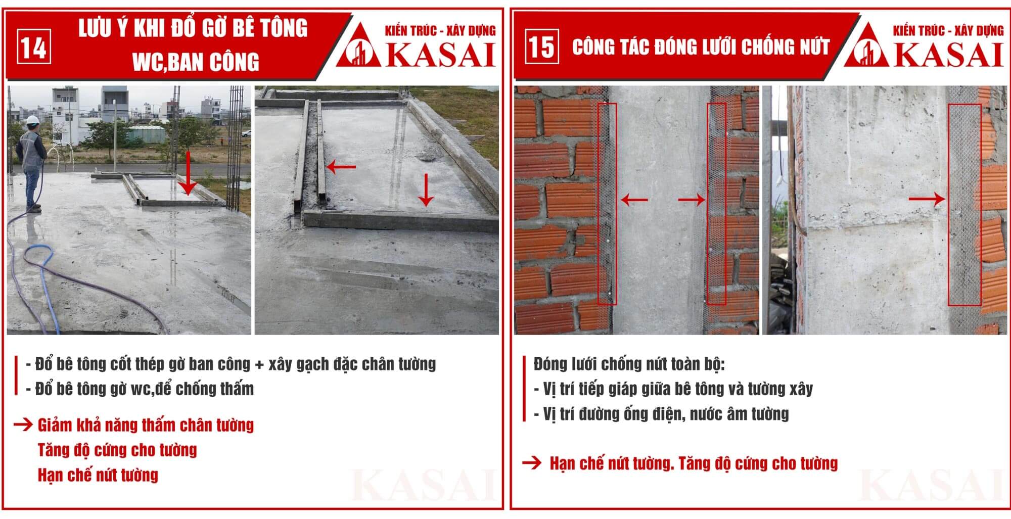 Kinh nghiệm thi công thô KASAI