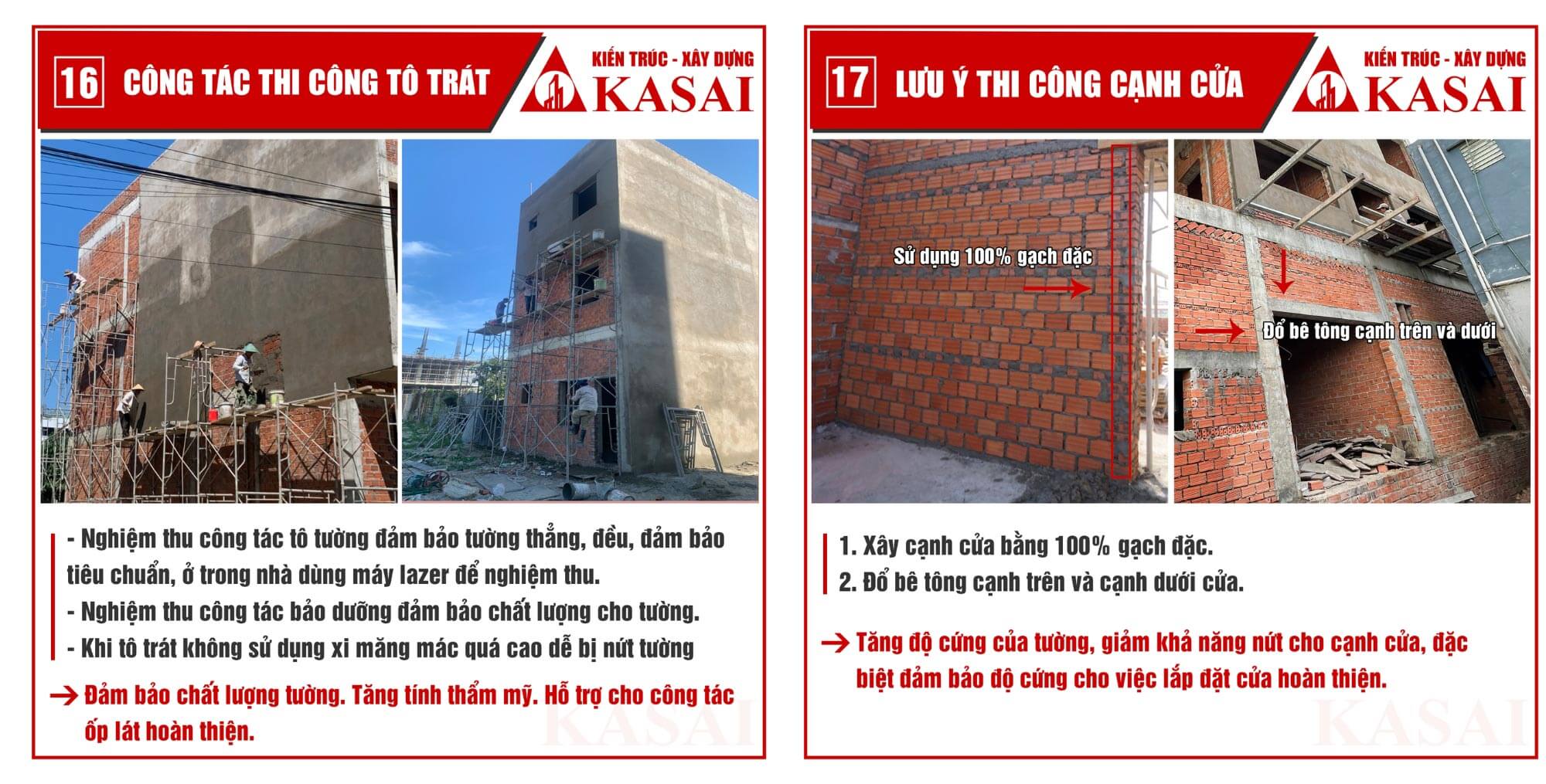 Kinh nghiệm thi công thô KASAI