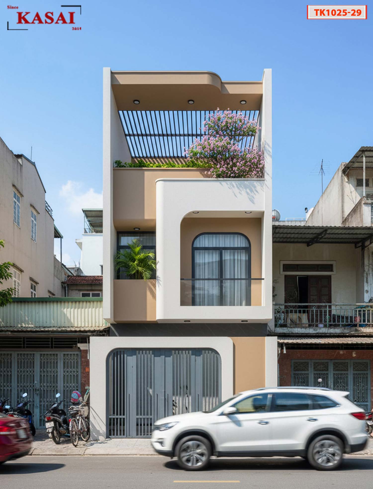 Nhà 1 trệt 2 lầu 5x20 đẹp