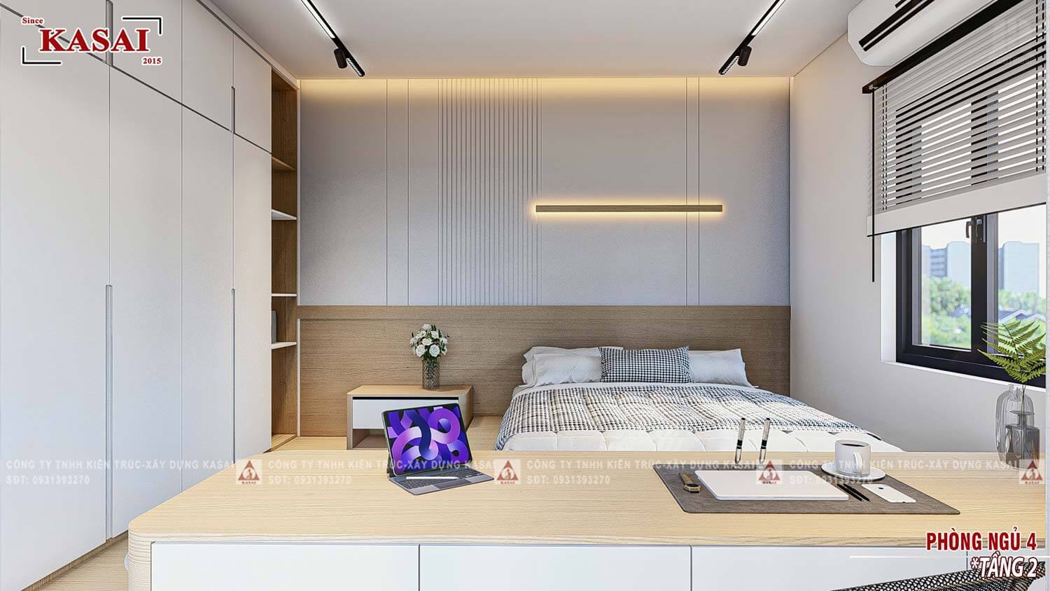 Phòng ngủ 4 biệt thự hiện đại