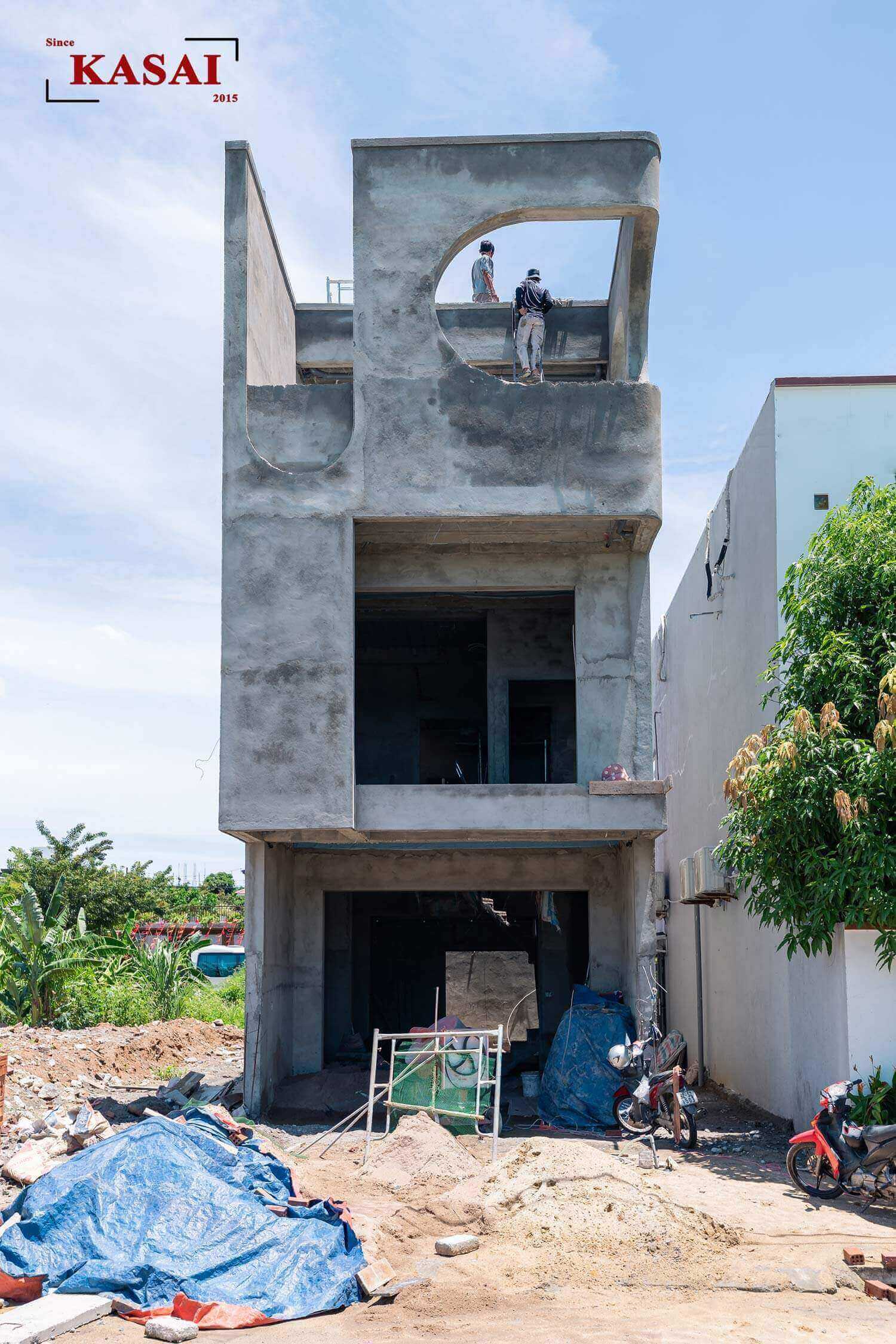 Mặt tiền thô KASAI Đà Nẵng