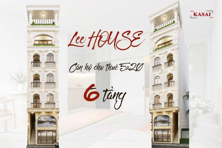 Thiết kế căn hộ cho thuê 5 tầng Lee House
